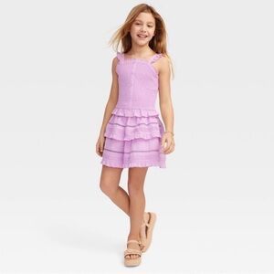 Girls' Smocked Tank Top & Skirt set (Lavender) - Roller Rabbit x Target XS